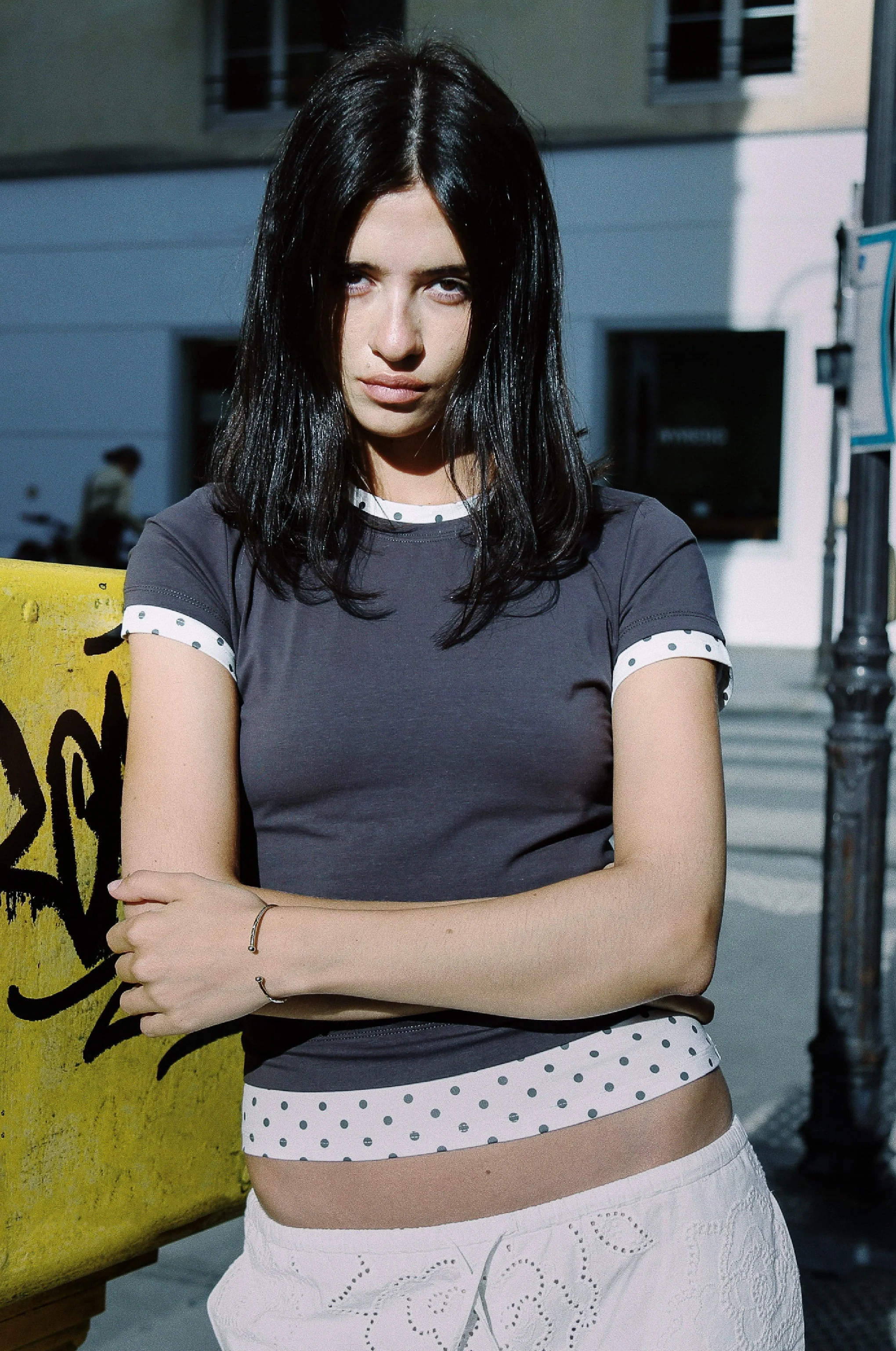 CONTRAST LAYERED TEE - Image 4