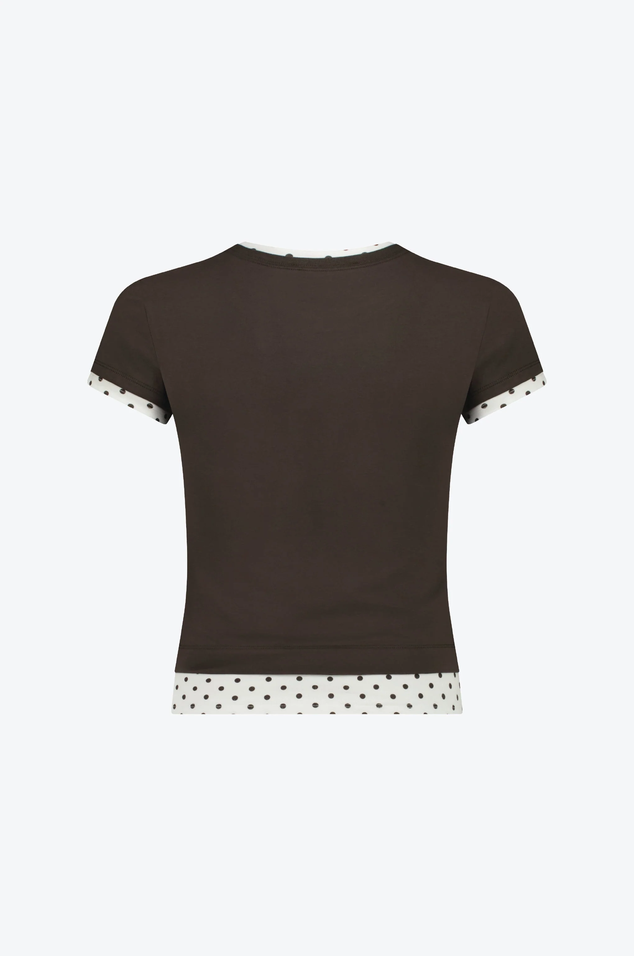 CONTRAST LAYERED TEE - Image 7