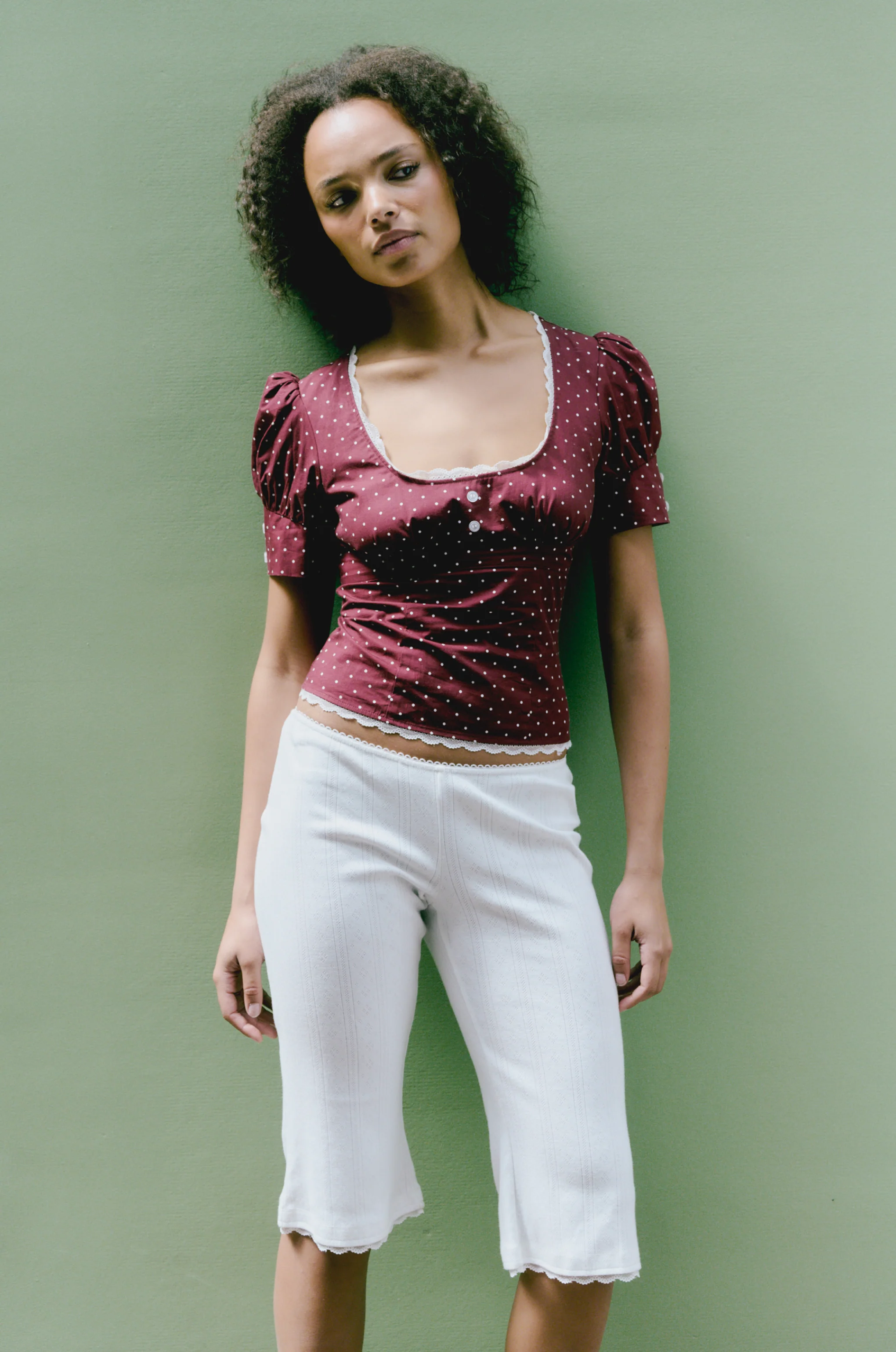 MINETTE SCOOP BLOUSE - Image 10